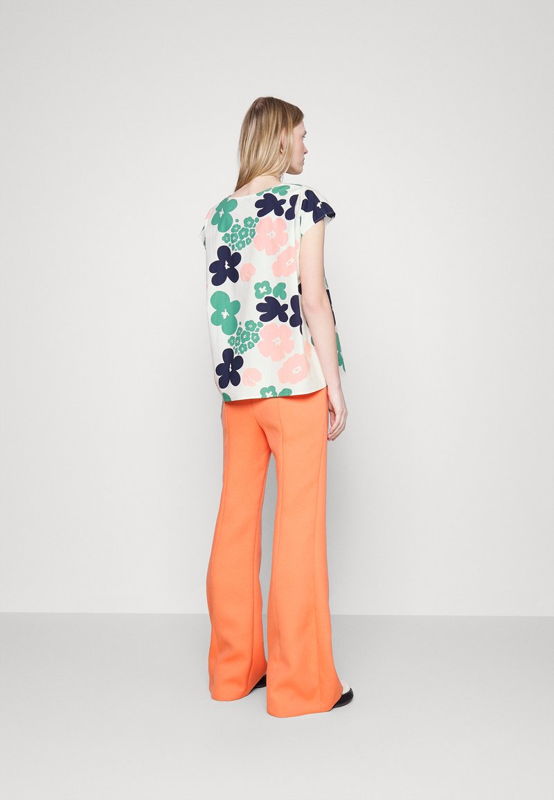 Marimekko GAPPE KEVÄTTALKOOT POPLIN - Bluse - Off-white/pink/green
