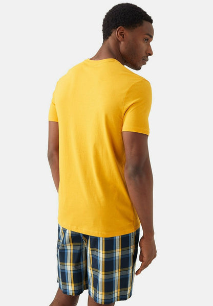 Marks & Spencer CHECKED - Nachtwäsche Set - Yellow Mix