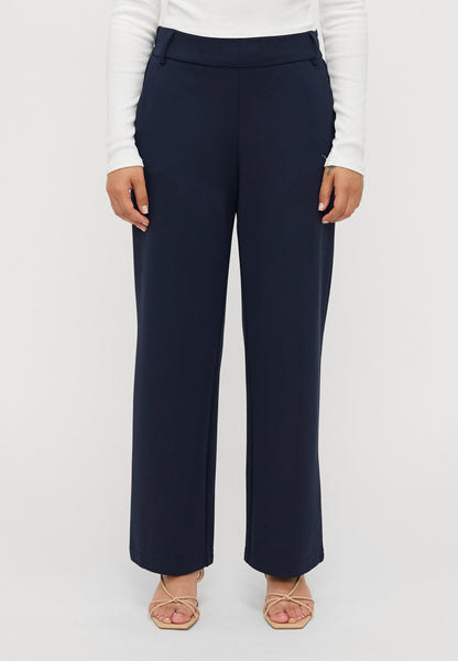 ONLY Petite ONLPOPTRASH STRAIGHT - Trousers - Night Sky