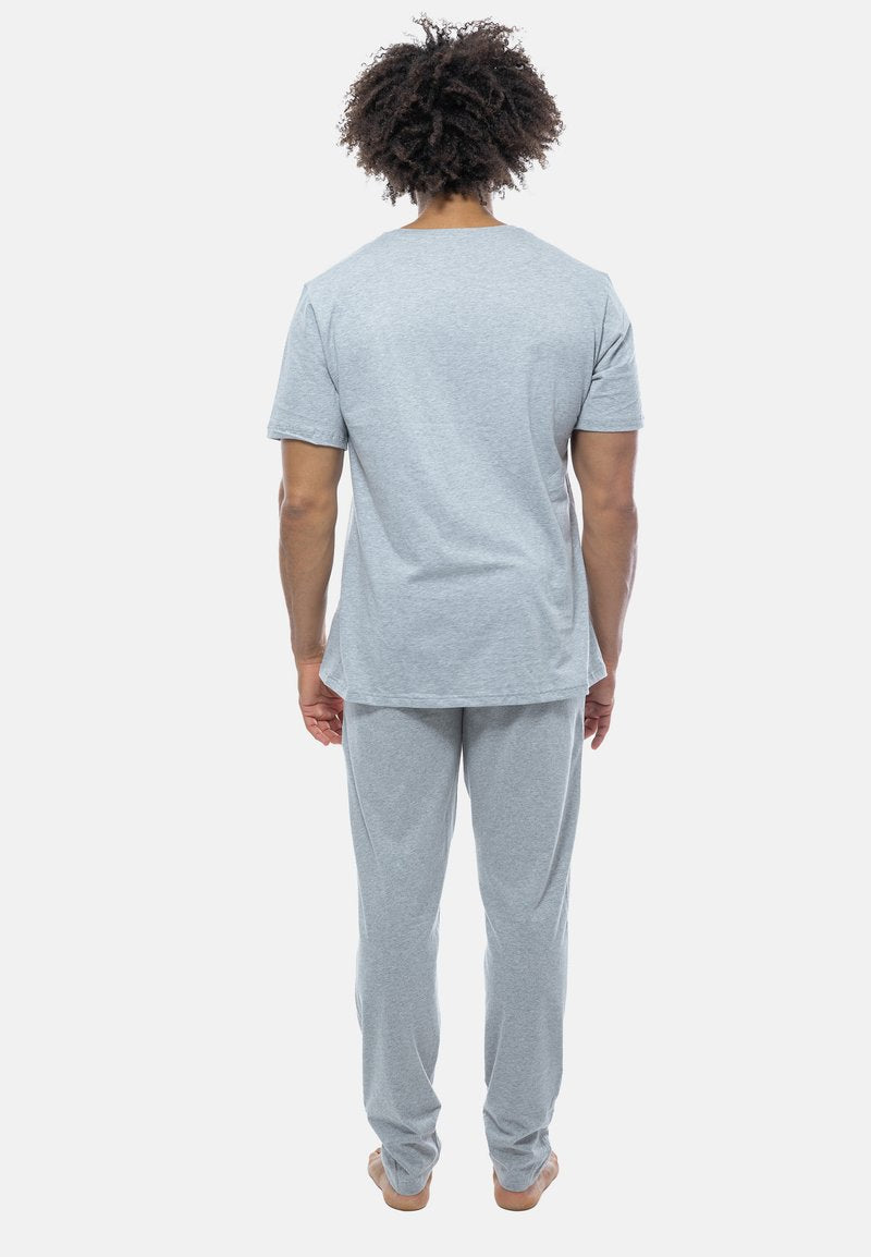 Schiesser MIX SET - Nachtwäsche Set - Grau
