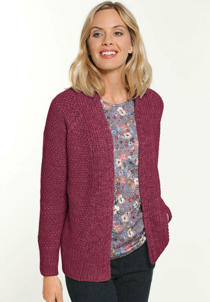 GOLDNER Strickjacke - Rot