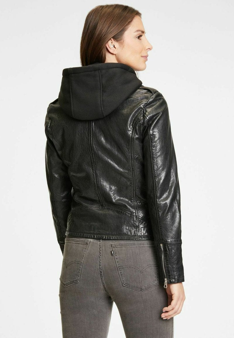 GIPSY LARIV - Lederjacke - Black