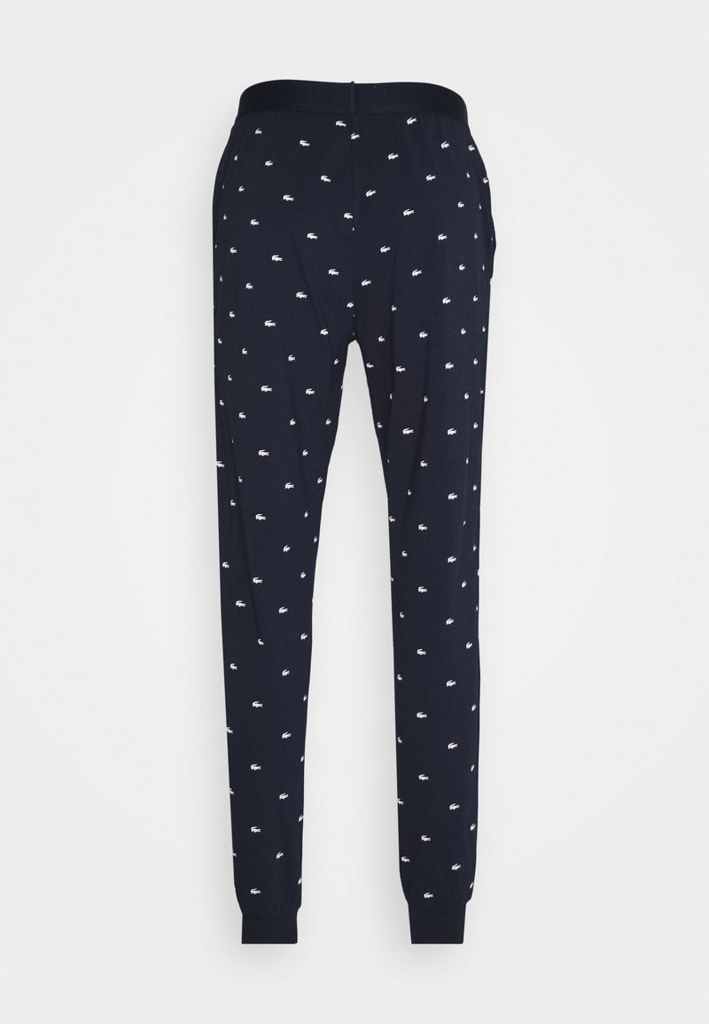 Lacoste Nachtwäsche Hose - Marine/blanc