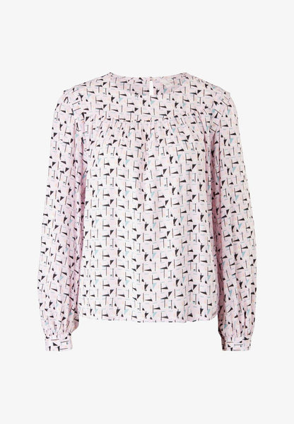QS By S.Oliver Bluse - Light Pink Aop