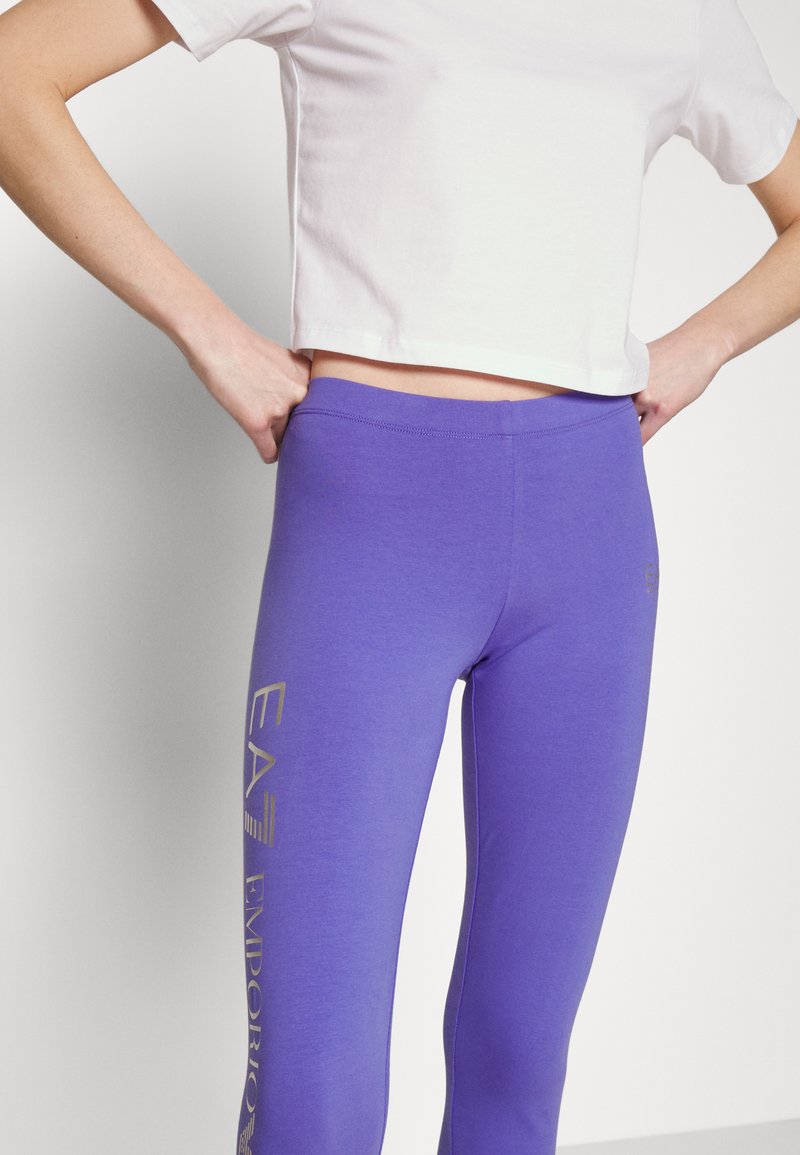 EA7 Emporio Armani Leggings - Hosen - Blue/white