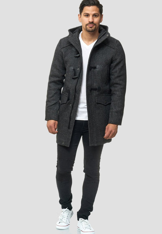 Indicode Jeans LIAM - Wintermantel - Black