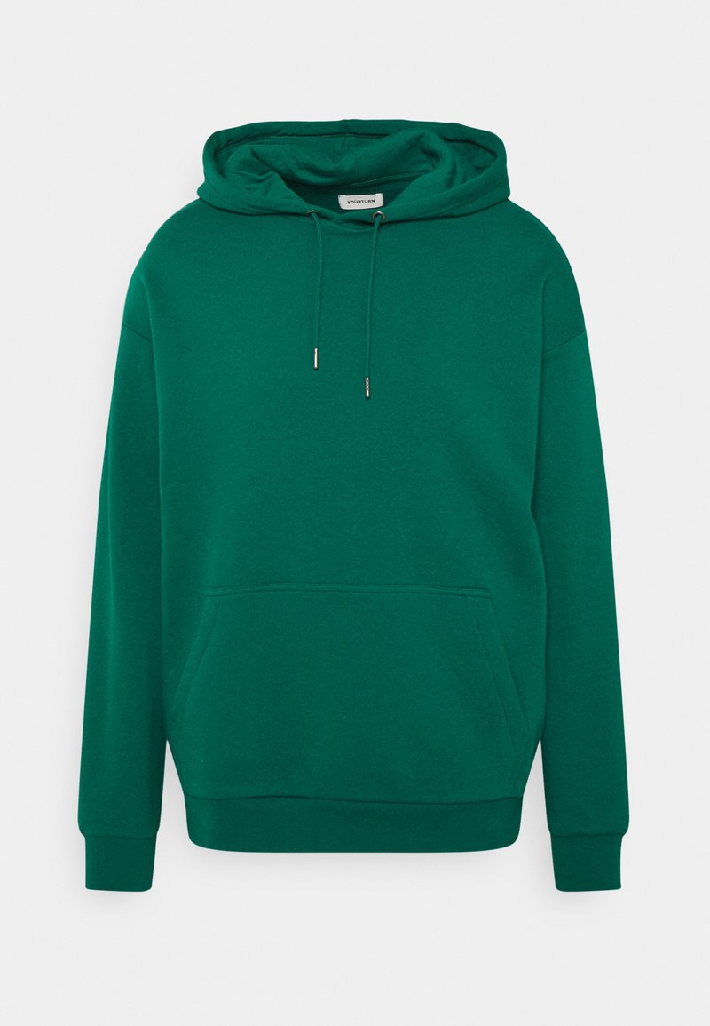YOURTURN 2 PACK UNISEX - Kapuzenpullover - Off-white/green
