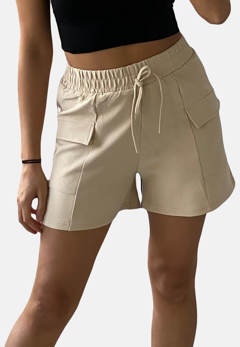  ELEGANTE CHINO BERMUDA - Shorts - Beige
