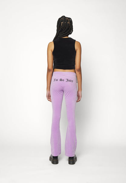 Juicy Couture CLASSIC TRACKPANT WITH CHERRY BRANDING - Jogginghose - Sheer Lilac