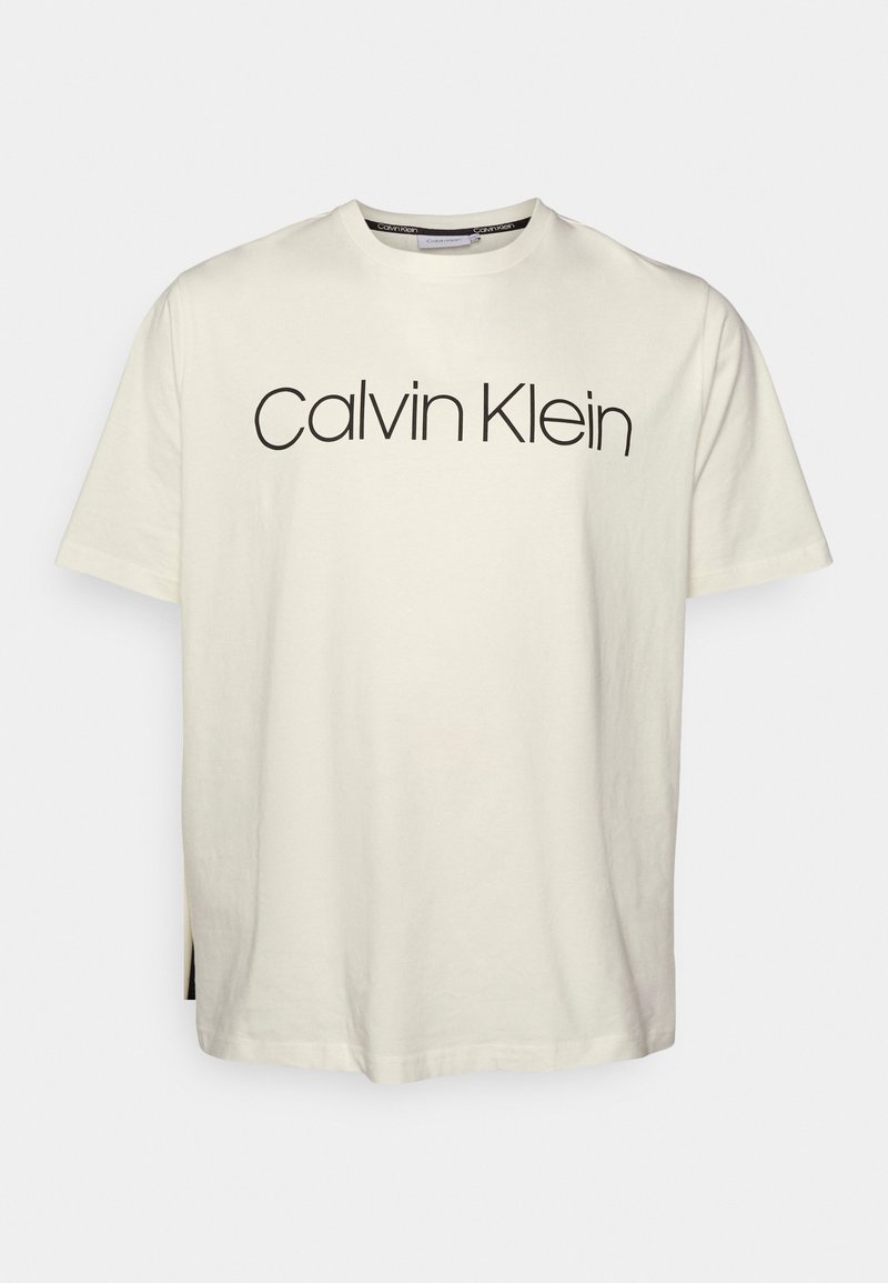 Calvin Klein FRONT LOGO - T-Shirt Print - Vanilla Ice