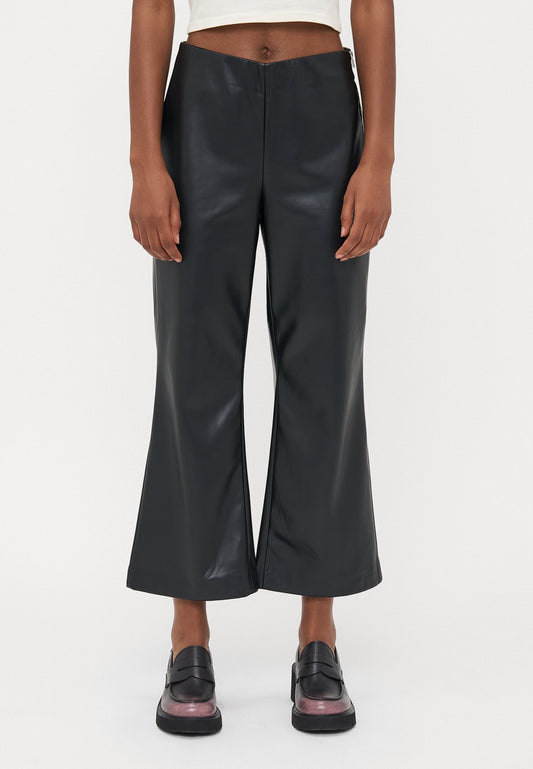ONLY Petite ONLSMOOTH KICK FLARE - Trousers - Black