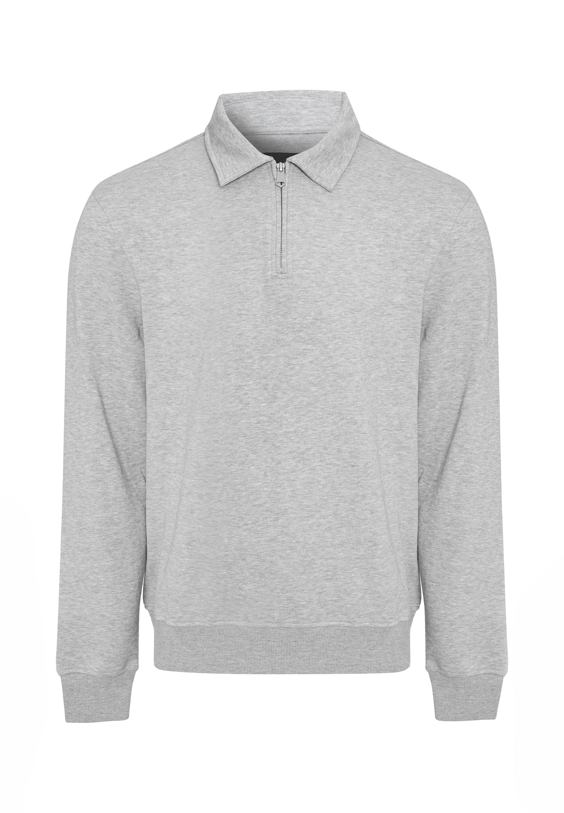 Threadbare HACKERLY - Long Sleeved Top - Grey Marl