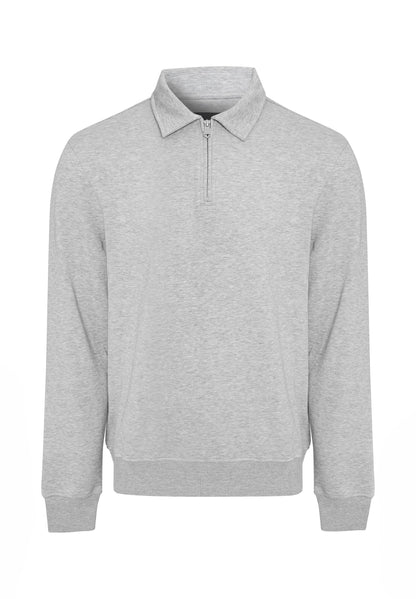 Threadbare HACKERLY - Long Sleeved Top - Grey Marl