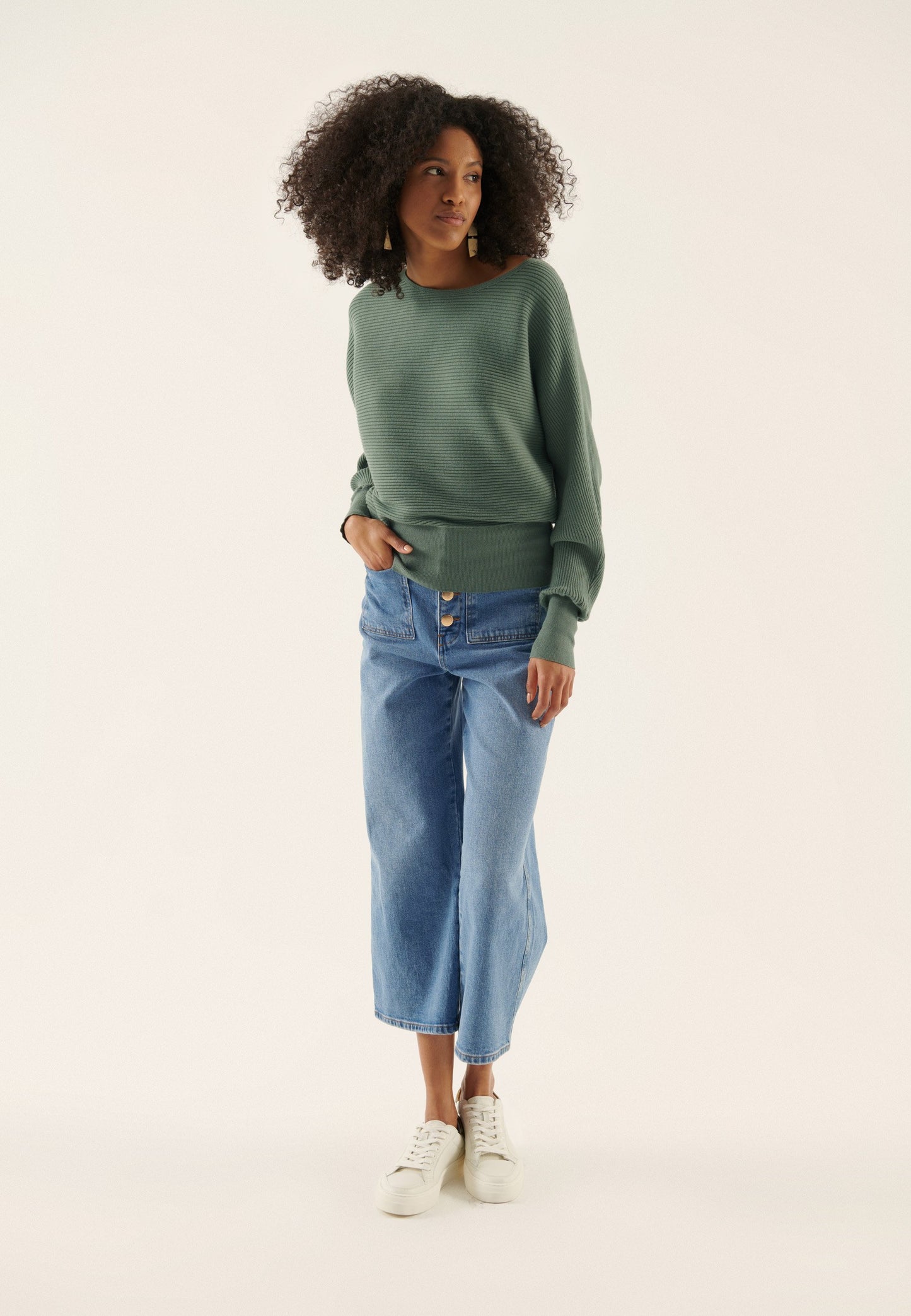 Anna Field Jumper - Green
