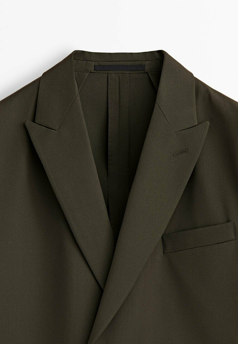 Massimo Dutti STUDIO - TECHNICAL - Anzugsakko - Khaki