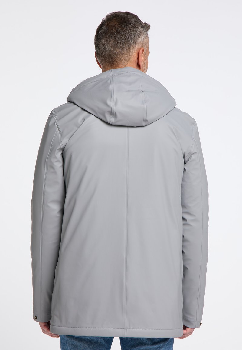  SCHMUDDELWEDDA REGENJACKE MIT WEBPELZFUTTER IN TEDDYOPTIK KILATA - Parka - Grau