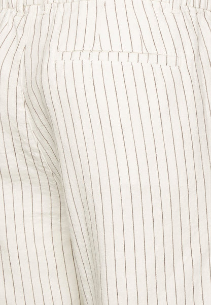 Pier One LINEN BLEND DRAWCORD SHORTS - Shorts - Off-white