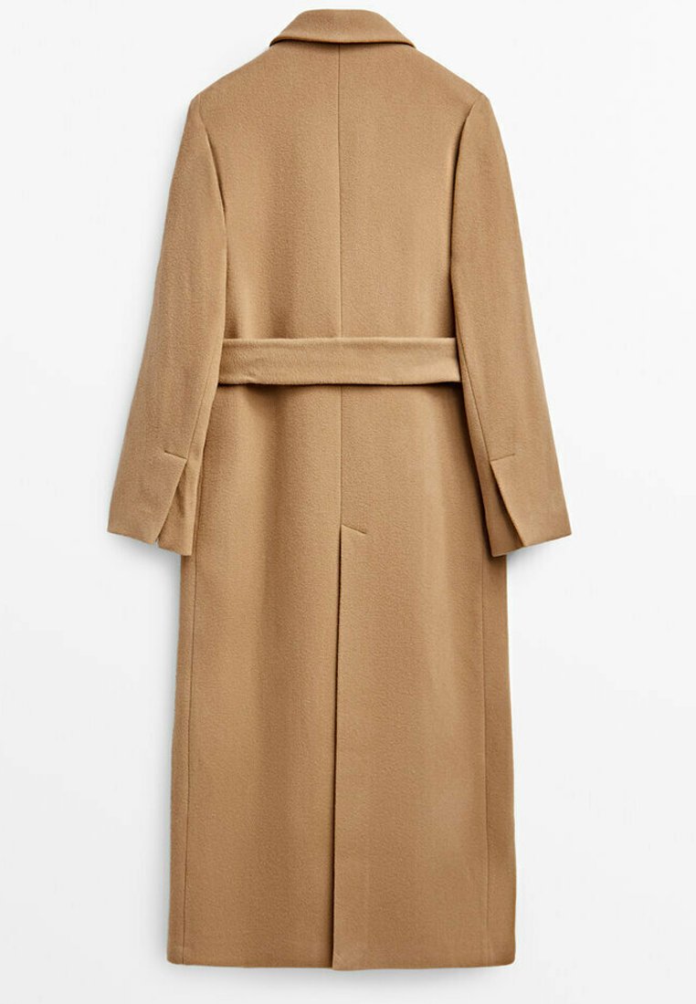 Massimo Dutti ROBE - Klassischer Mantel - Camel