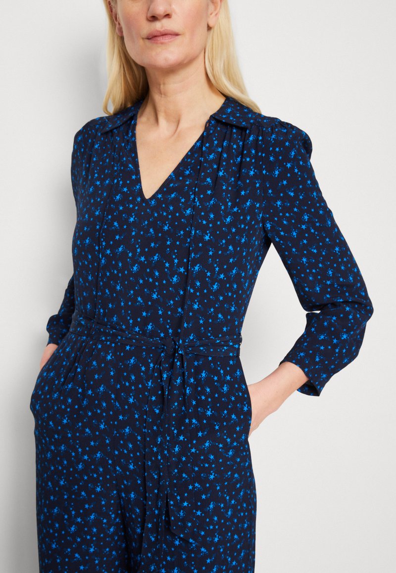 Marks & Spencer TIE NECK - Jumpsuit - Navy Mix