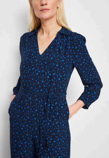 Marks & Spencer TIE NECK - Jumpsuit - Navy Mix