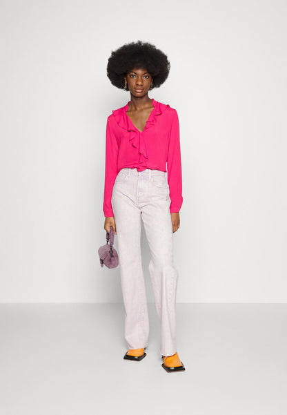 7 For All Mankind TESS TROUSER MANKIND - Stoffhose - Pink