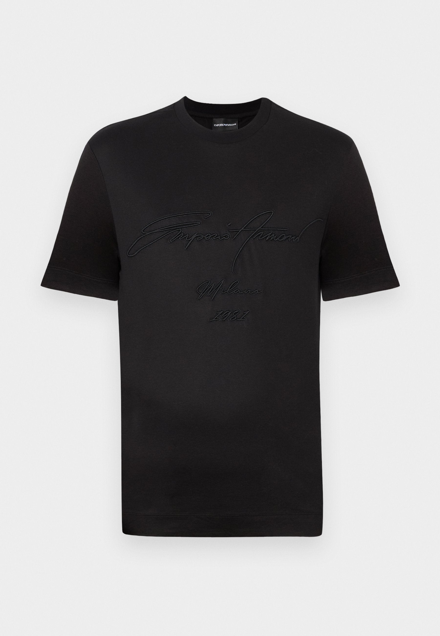 Emporio Armani Print T-shirt - Black Beauty