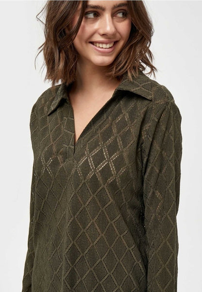 Peppercorn FENNA - Bluse - Juniper Green