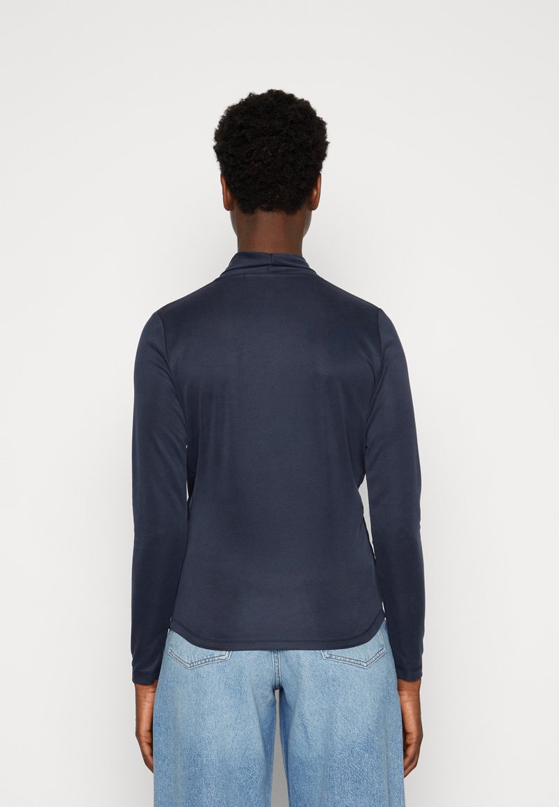 InWear ALANO WRAP BLOUSE - Langarmshirt - Marine Blue