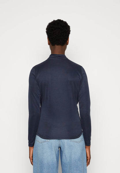 InWear ALANO WRAP BLOUSE - Langarmshirt - Marine Blue