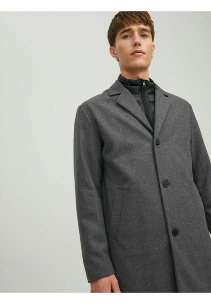 JACK&JONES Premium JJTOMMY INSERT COAT - Klassischer Mantel - Grey Melange