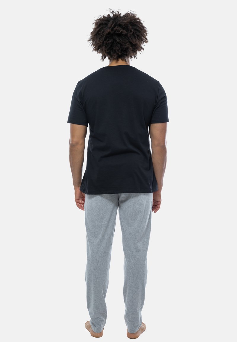 Schiesser Nachtwäsche Set - Grau Schwarz