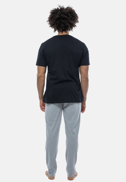 Schiesser Nachtwäsche Set - Grau Schwarz