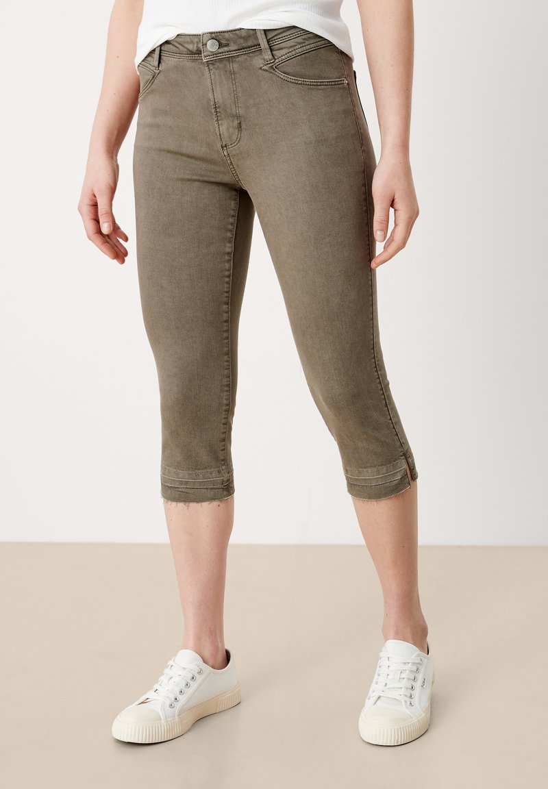 S.Oliver Jeans Shorts - Light Green Stretc