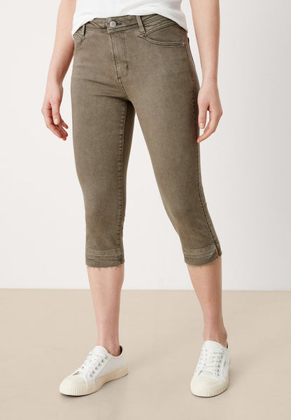 S.Oliver Jeans Shorts - Light Green Stretc
