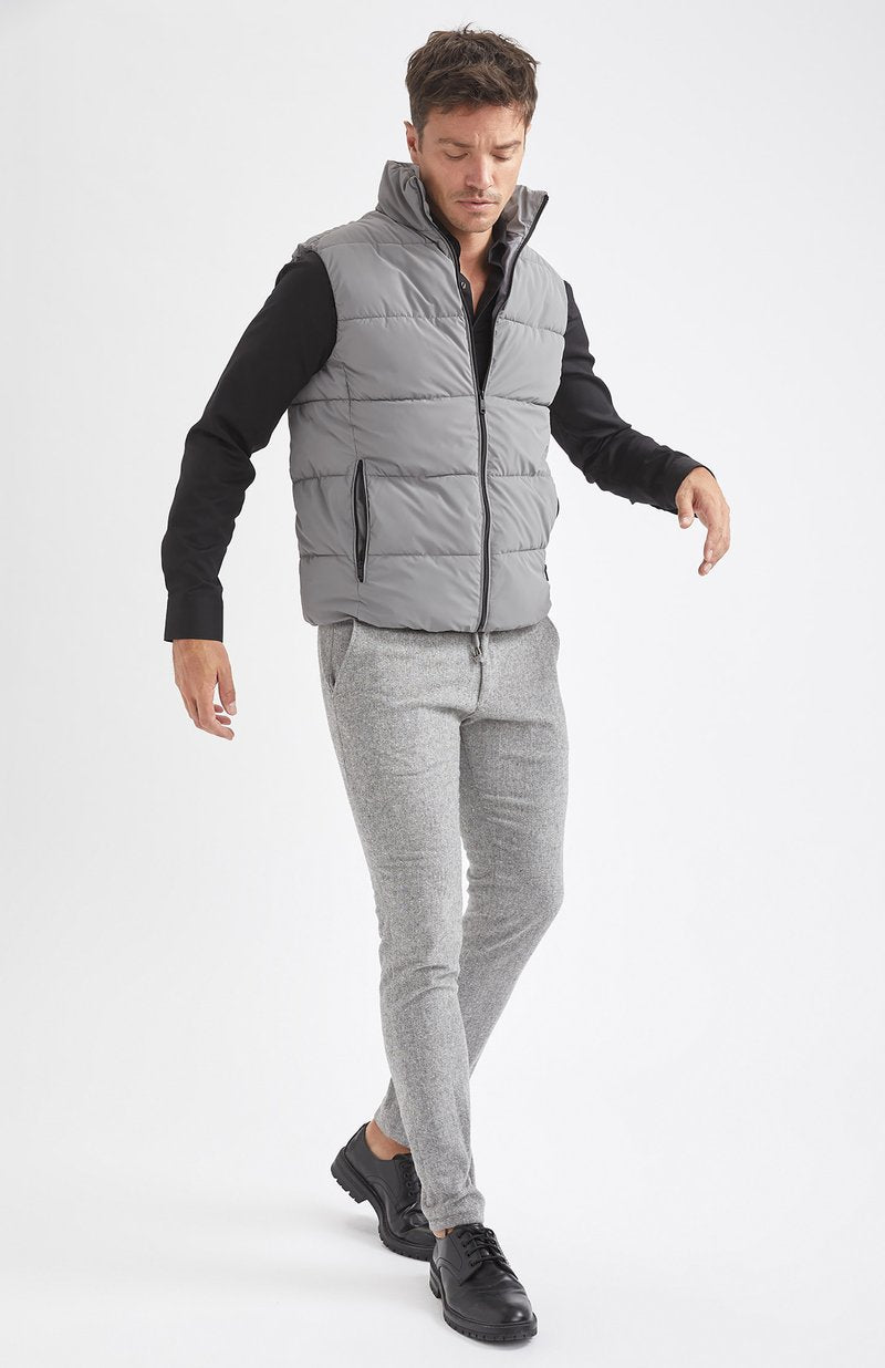 DeFacto SLIM FIT - Weste - Grey