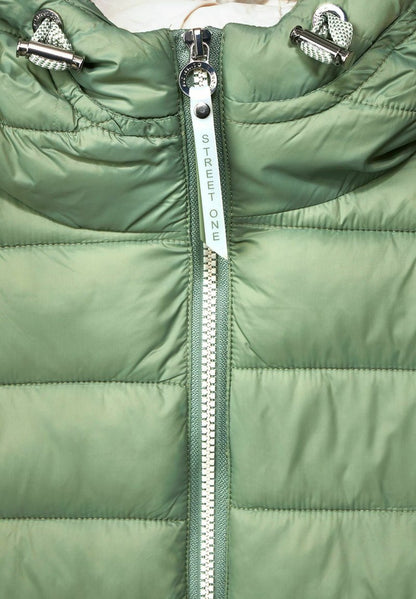STREET ONE KURZE MIT ZIPPER - Winterjacke - Grün