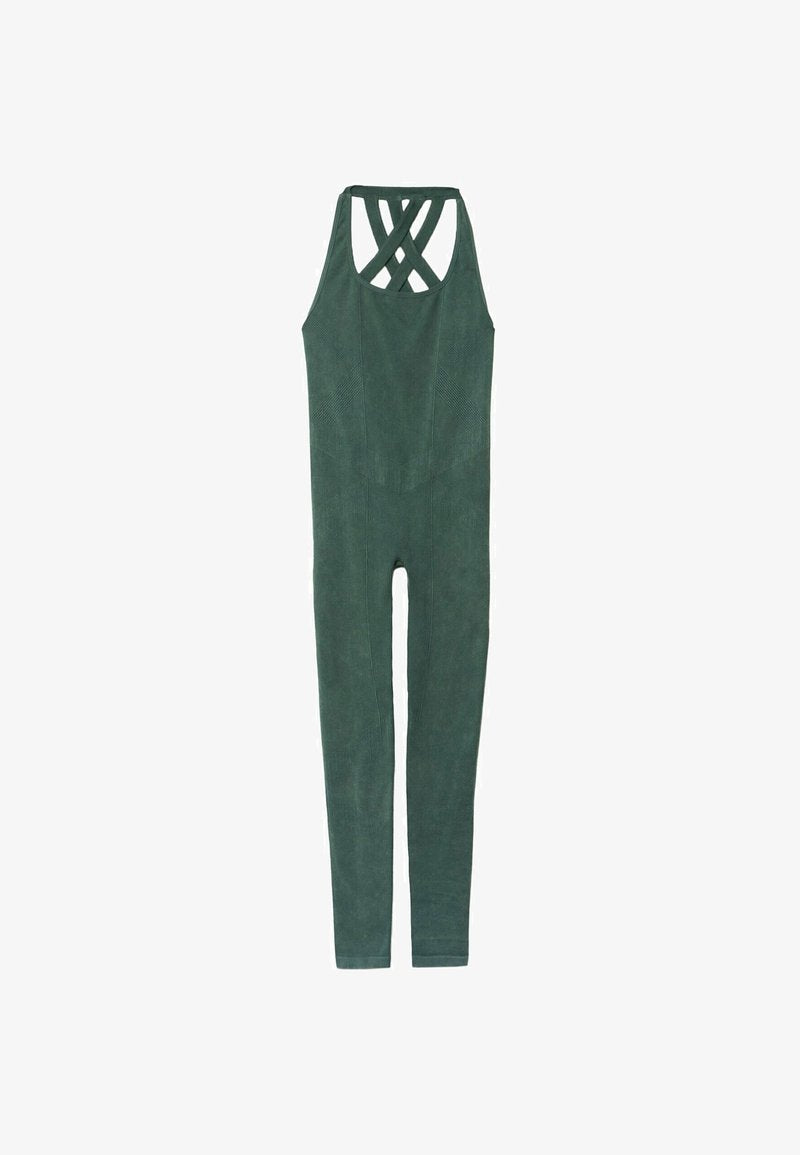 Stradivarius SEAMLESS - Jumpsuit - Mottled Green