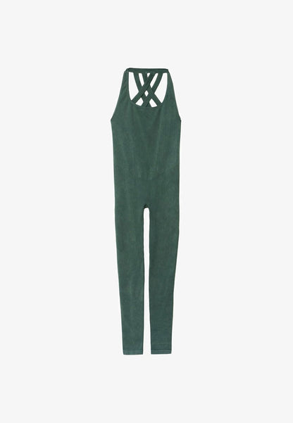 Stradivarius SEAMLESS - Jumpsuit - Mottled Green