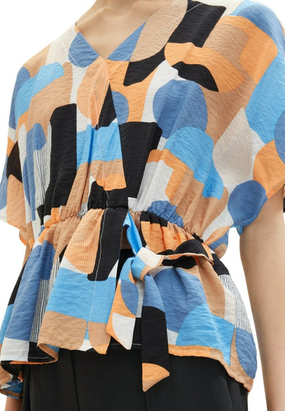 Tom Tailor GEMUSTERTE - Bluse - Abstract Retro Shapes Design