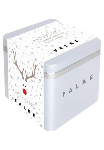 Falke HAPPY GIFTBOX 3-PACK COTTON-MIX - Socken - Black/berry