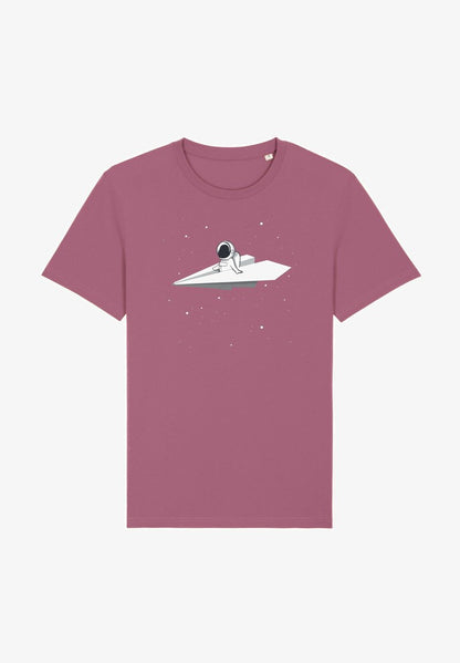  FLY ME TO THE MOON - T-Shirt Print - Mauve