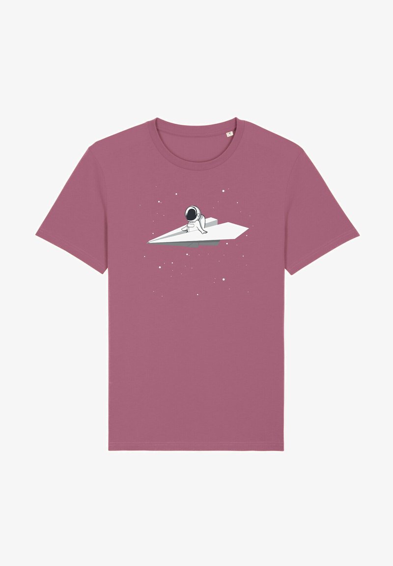  FLY ME TO THE MOON - T-Shirt Print - Mauve