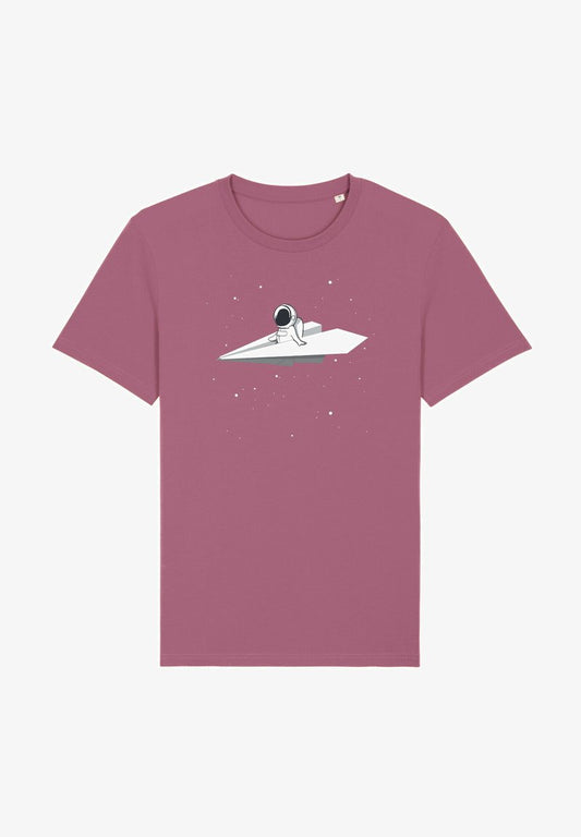  FLY ME TO THE MOON - T-Shirt Print - Mauve