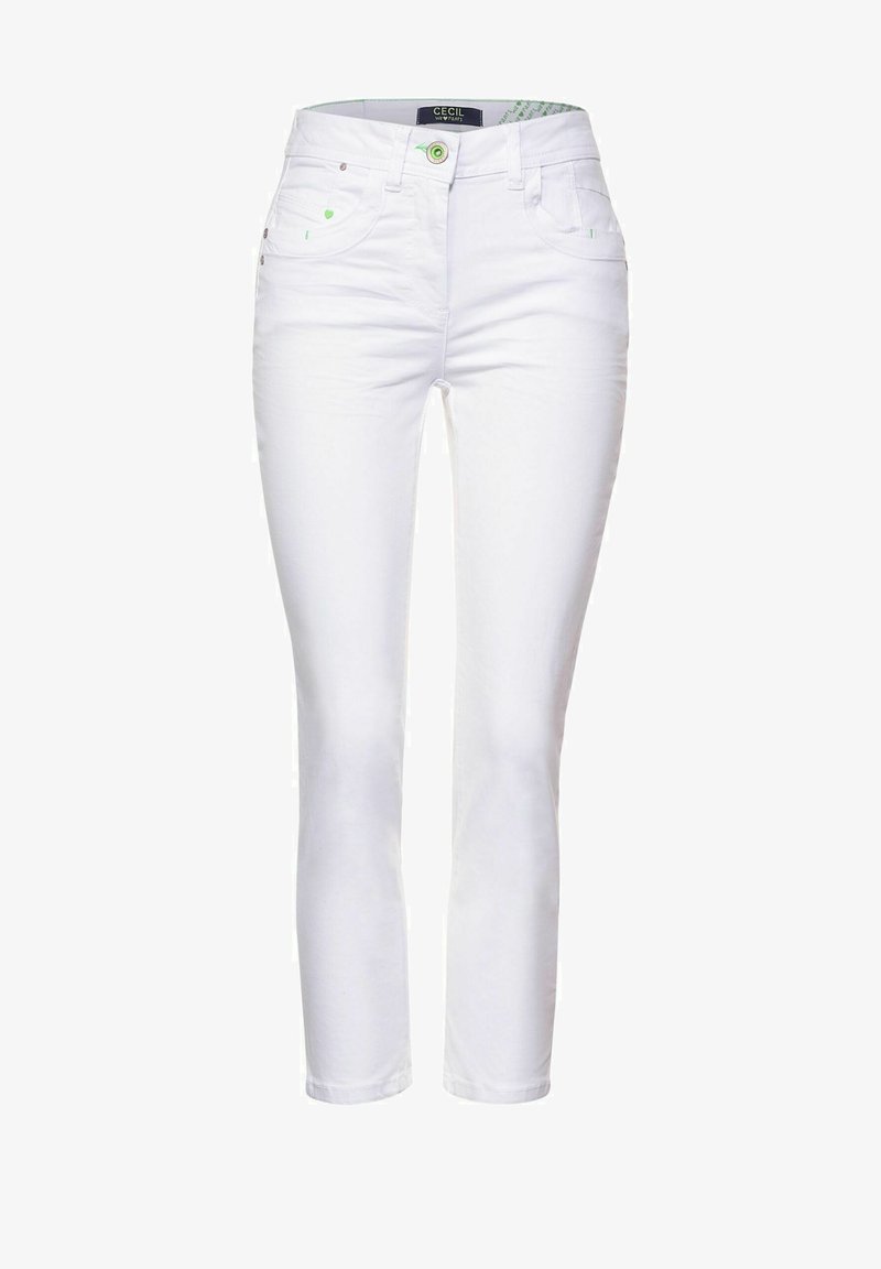 Cecil CASUAL FIT - Stoffhose - Weiß