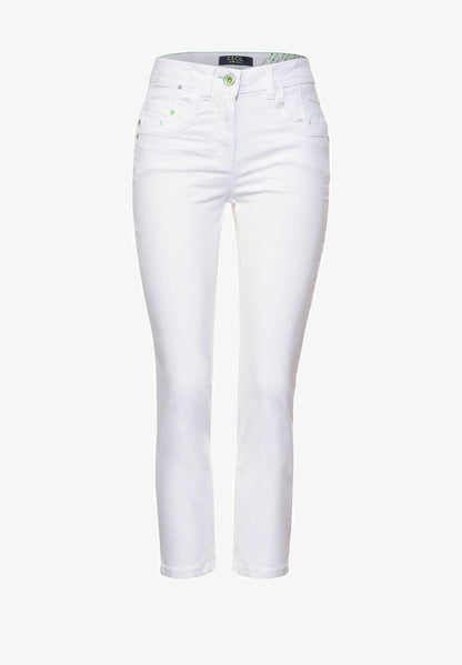 Cecil CASUAL FIT - Stoffhose - Weiß