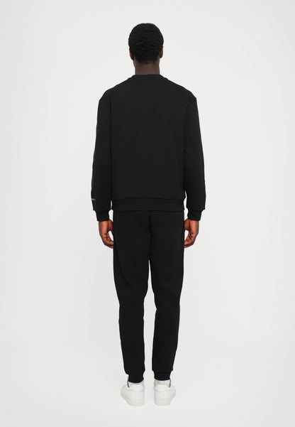 EA7 Emporio Armani TRAIN LOGO UNISEX - Sweatshirt - Black/silver-coloured