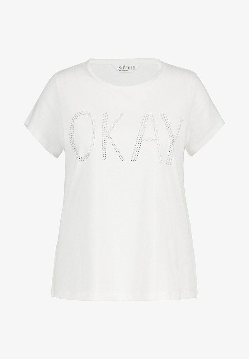  T-Shirt Print - Blanc Cassé