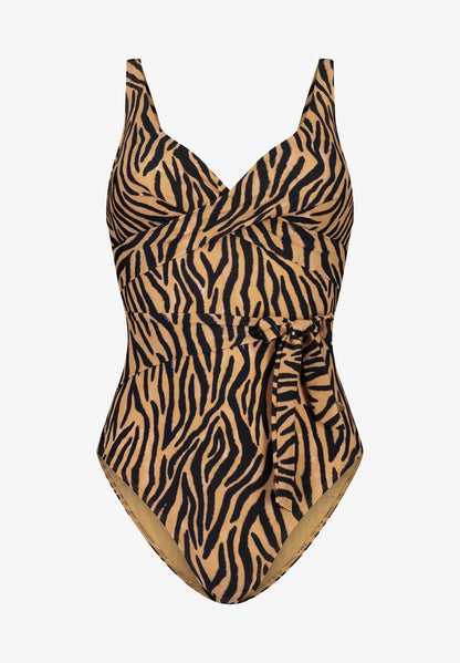 BEACHLIFE Badeanzug - Bruin Zwart