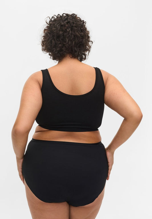  MIT EXTRA HOHER TAILLE - Slip - Black
