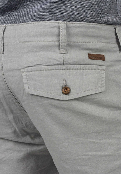 Indicode Jeans IDMOSES - Shorts - Light Grey